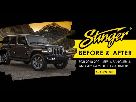 SRK-JW18EH Jeep Screen | Before and After Comparison