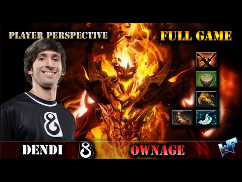 Dendi | Shadow Fiend Vs Zeus MIDLANE [ DAGGER BUILD WITH ZERO DEATH ] Dota 2 Pro Gameplay