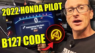 Should you Pay a Dealership for B127 Maintenance Code or Can You Do it Youself #hondapilot #2022