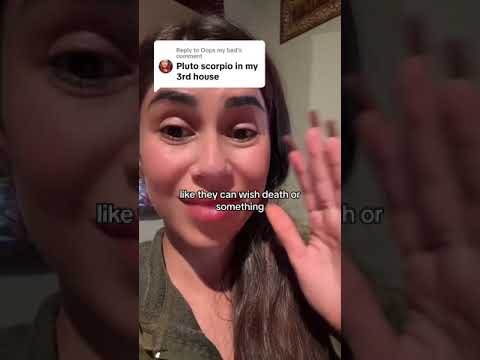 Pluto or Scorpio ♏️ in your 3rd house: Natal Chart Astrology Basics #pluto #3rdhouse #scorpio