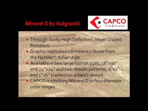 CAPCO Tile & Stone - New Product Mineral D by Ital Graniti
