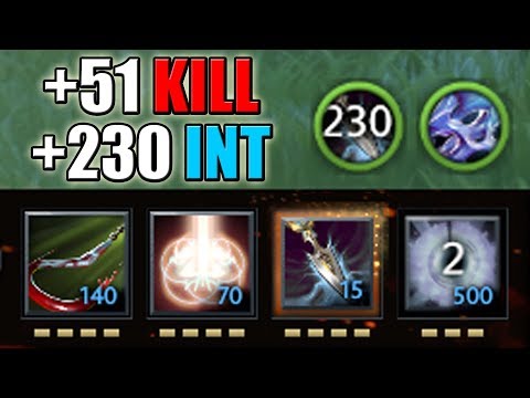 Super Smart 354 IQ Silencer [+230 Intelligence Stolen with Glaives of Wisdom] Dota 2 Ability Draft