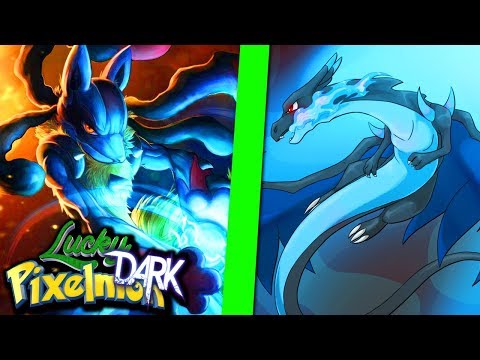 Minecraft LUCKY PIXELMON DARK - MEGA LUCARIO vs MEGA CHARIZARD X ! COMO É POSSÍVEL ?!