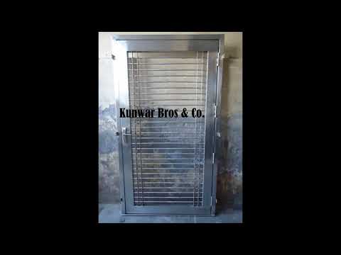 Stainless steel modern and safety door, for home