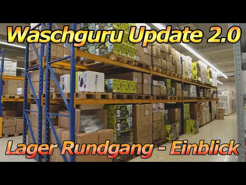 Behind the scenes! A look inside Waschguru's new warehouse - tour with Josef