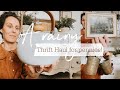 Thrifting in the Rain | 18 items for pennies! | Thrift Vlog