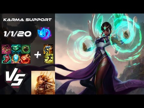 SUPPORT Karma vs Leona - NA Grandmaster Patch 25.S2.2