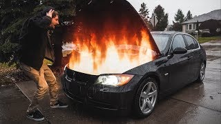 here is the risk on the bmw that could catch fire