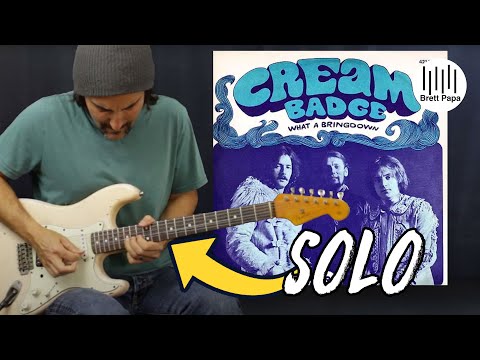 How To Play - Badge Solo - Cream - Guitar Lesson - Blues Soloing