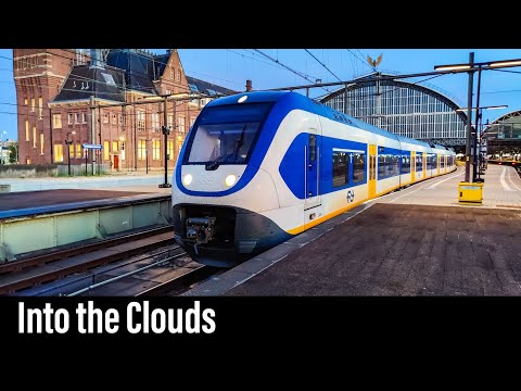 Trein Cabinerit / Door de Wolken / Amsterdam - Utrecht / Leeg Materieel / Juli 2022