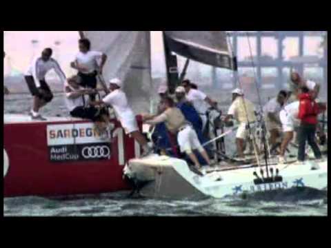 Huge Crash Audi A1 and Bribon Audi MedCup Cagliari