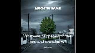 Much the Same - Gut Shot Lyrics video