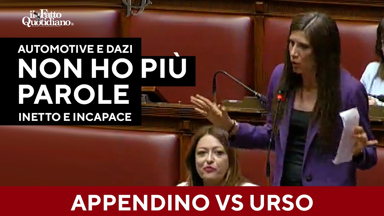 Appendino vs Urso: "Dazi sull'automotive? Non ho più parole per descrivere la sua inettitudine"