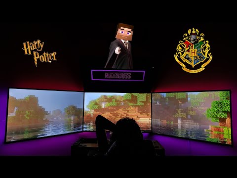 mataboss - MINECRAFT: Witchcraft and Wizardry in triple screen 50" 4k Walkthrough gameplay no commentary