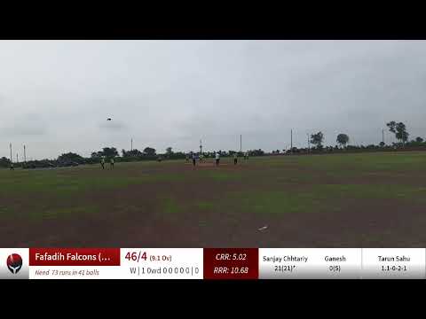 Live Cricket Match | Dream Crushers Kota (CLR9) vs Fafadih Falcons (CLR9) | 20-Jul-21 06:49 am 16 ov