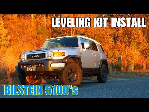 LEVELING the FJ CRUISER with BILSTEIN 5100 STRUTS