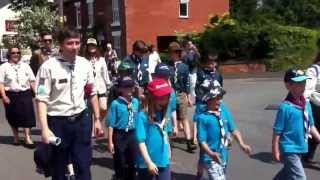 preview picture of video 'Willaston Scouts on parade'