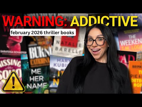 🚨 25+ February 2026 THRILLER BOOKS You NEED! 😱 | Cult Leaders, Tradwife HORROR & More! 📚