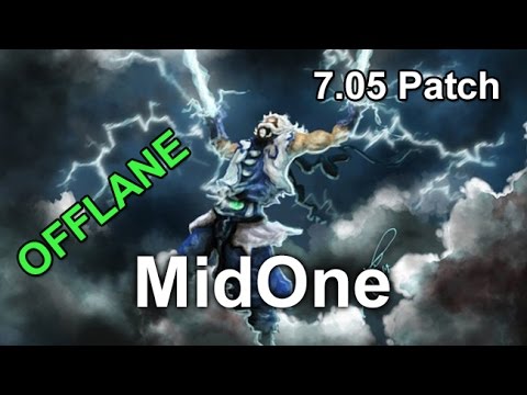MidOne Zeus Offlane | 7.05 Full Game