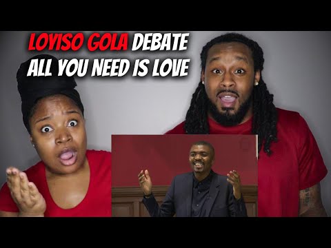 LOYISO GOLA COMEDY DEBATE: ALL YOU NEED IS LOVE | Black Couple Reacts Loyiso Gola