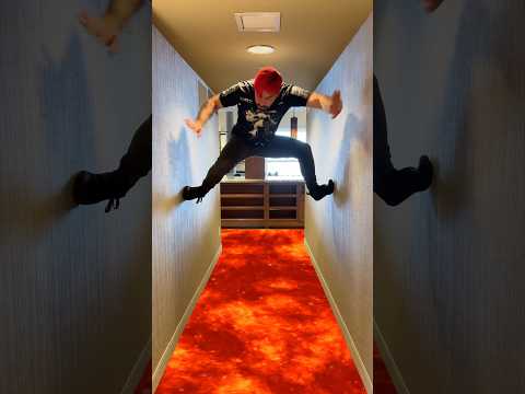 When the floor is ACTUALLY lava 🔥🤯