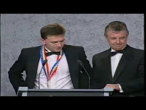 SANFL HISTORY - South Adelaide's Mark Naley wins the 1991 Magarey Medal