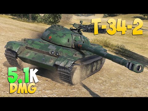 T-34-2 - 3 Kills 5.1K DMG - Unvollendet! - World Of Tanks