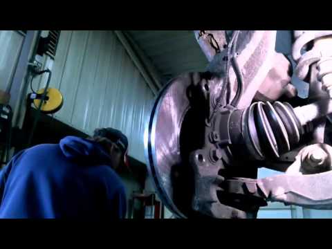 How to change front brake pads on A  F150
