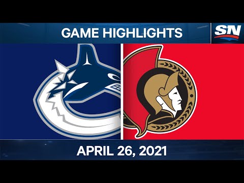 NHL Game Highlights | Canucks vs. Senators – Apr. 26, 2021