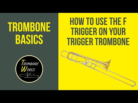 Beginning Trombone Lessons - How to use the Trigger (F Attachment) on your Trigger Trombone