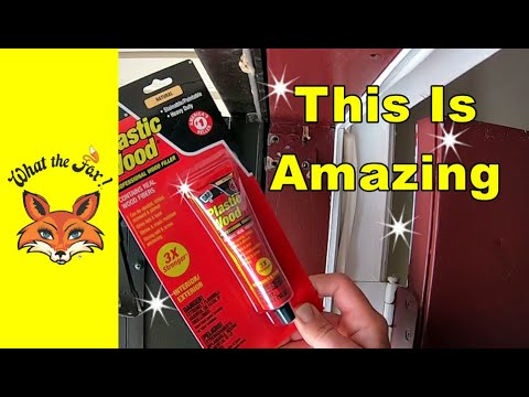 How to Use/Apply￼ Plastic Wood Filler Hole Repair Dap Fill & Re-drill