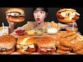 McDonald S New Burger Mukbang McCrispy Deluxe Bacon Tomato Burger Chicken Nuggets Cheese Stick Asmr