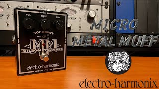 Video thumbnail for EHX Micro Metal Muff by Cryptic Mask Guitar