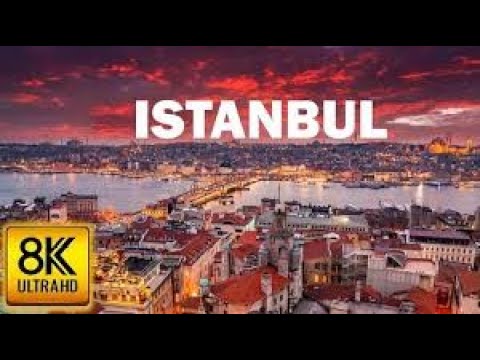 Istanbul, Turkey 8K Video Ultra HD 120 FPS in Drone Fly
