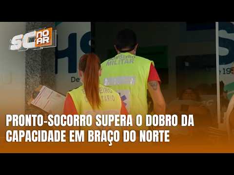 Pronto-socorro de hospital em Braço do Norte enfrenta superlotação