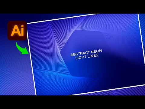 Abstract Background Design in Adobe Illustrator