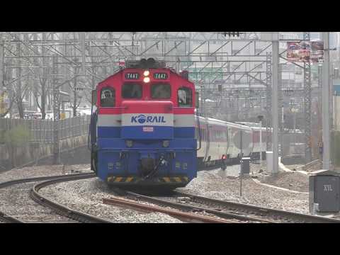 (4K) EMD GT26 CW2 KORAIL Saemaeul and other services South Korea