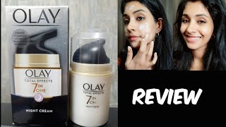 Olay Total Effects 7 in 1 Night Cream Review | Olay review | Anti ageing night cream