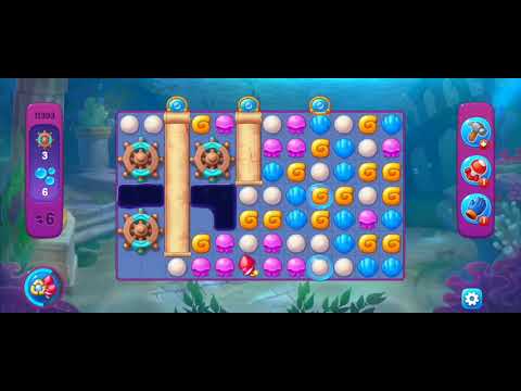 Fishdom Super Hard  Level 11393 (with ingame lightning and 3 bombs) @choraelmin