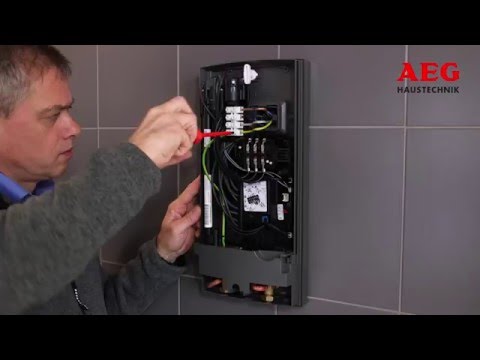 Elektronische Durchlauferhitzer von AEG – Installationsvideo