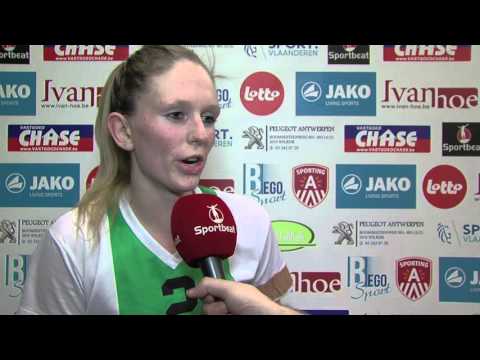 Julie Caluwé na verlies vs Borgerhout GW