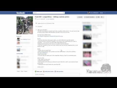 [2012.06.06] Update video - Paint.NET competition on editing random photo