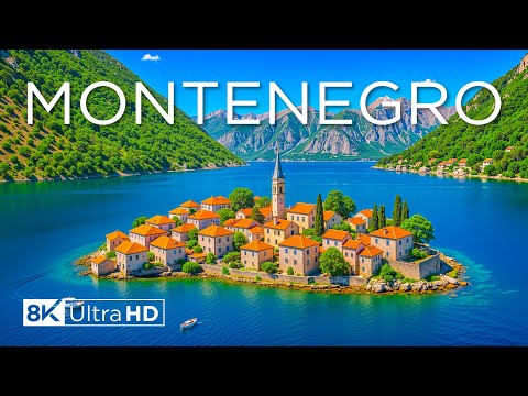 Montenegro 8K – Scenic Adriatic Views, Ancient Fortresses & Mountain Serenity - Relaxing Music