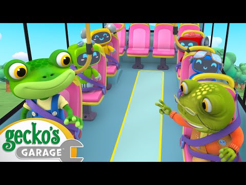 Gecko and Grandma Drive Bobby Bus! | Gecko's Garage | Trucks For Children | Cartoons For Kids