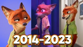 Every Nick Wilde Appearance/Evolution in Movies and TV Shows (2014-2023)