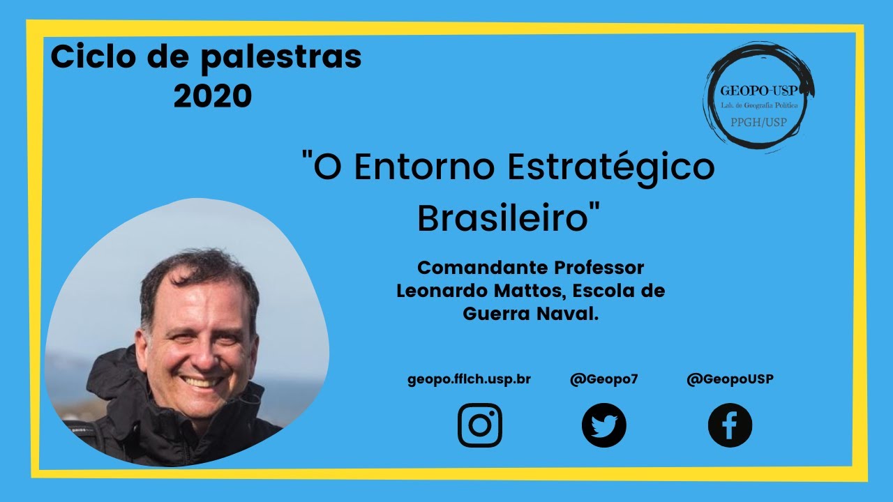 O entorno estratégico brasileiro - Prof. Comandante Leonardo Mattos
