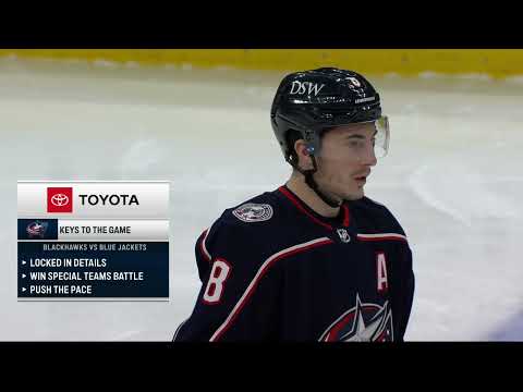 Puck Drop vs. Blackhawks (Jan. 11, 2022)