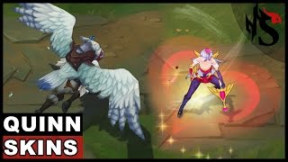 All Quinn Skins Spotlight (League of Legends)