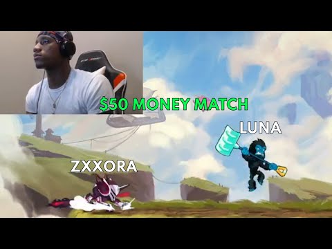 Luna vs Zxxora - $50 Money Match #4 - Pro Brawlhalla - NA - Brawlhalla Show Match #40