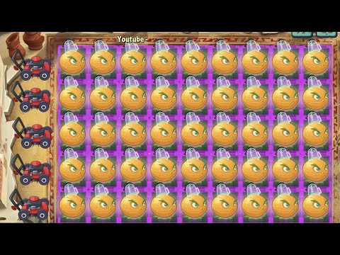 All Plants POWER-UP vs 35 Brickhead Zombie - Which Plant Will Win? - PvZ 2 Challenge